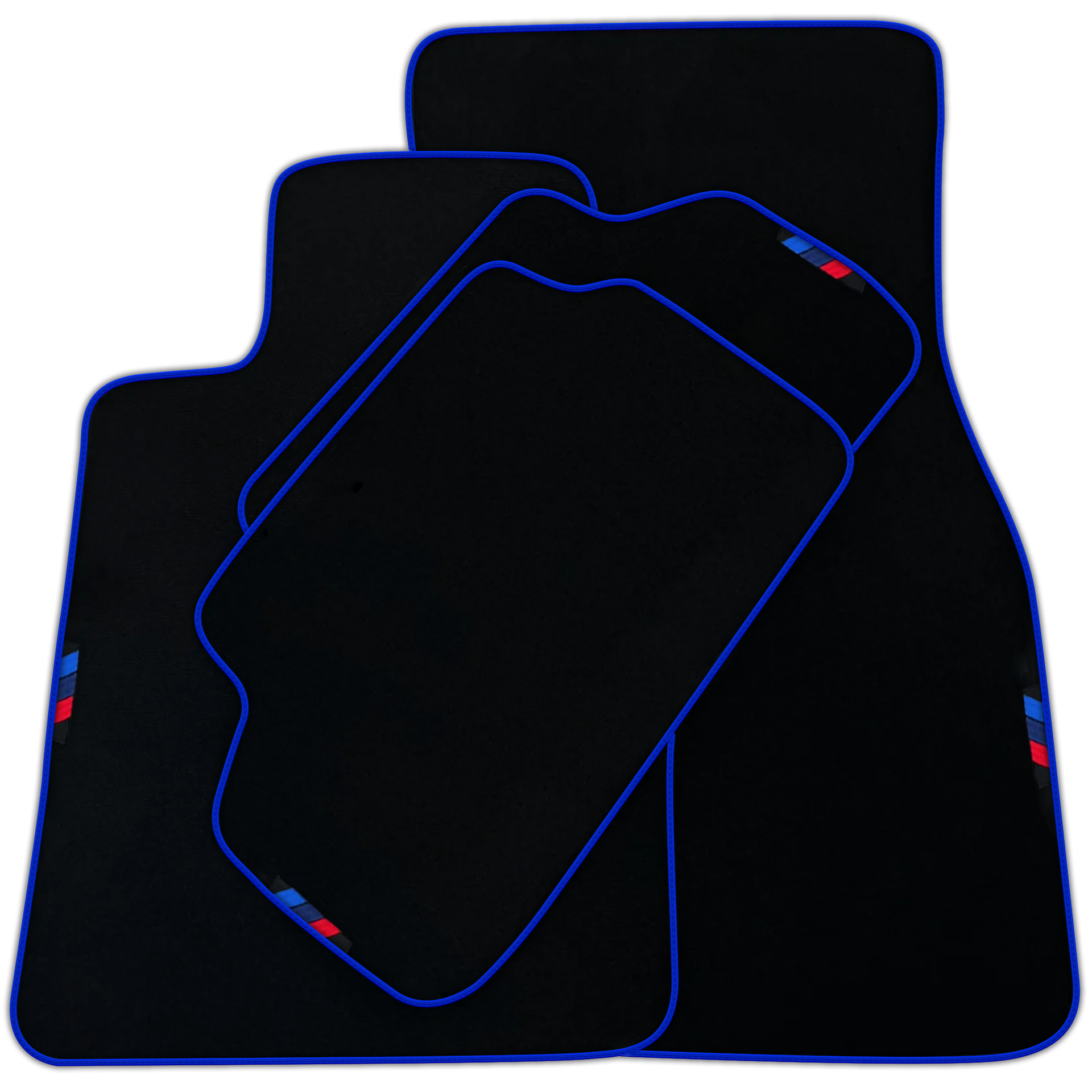 Black Floor Mats For BMW X3M Series F97 | Sky Blue Trim | Various Trim Colors