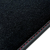 Black Floor Mats for Lamborghini Aventador SVJ with Alcantara Leather - AutoWin