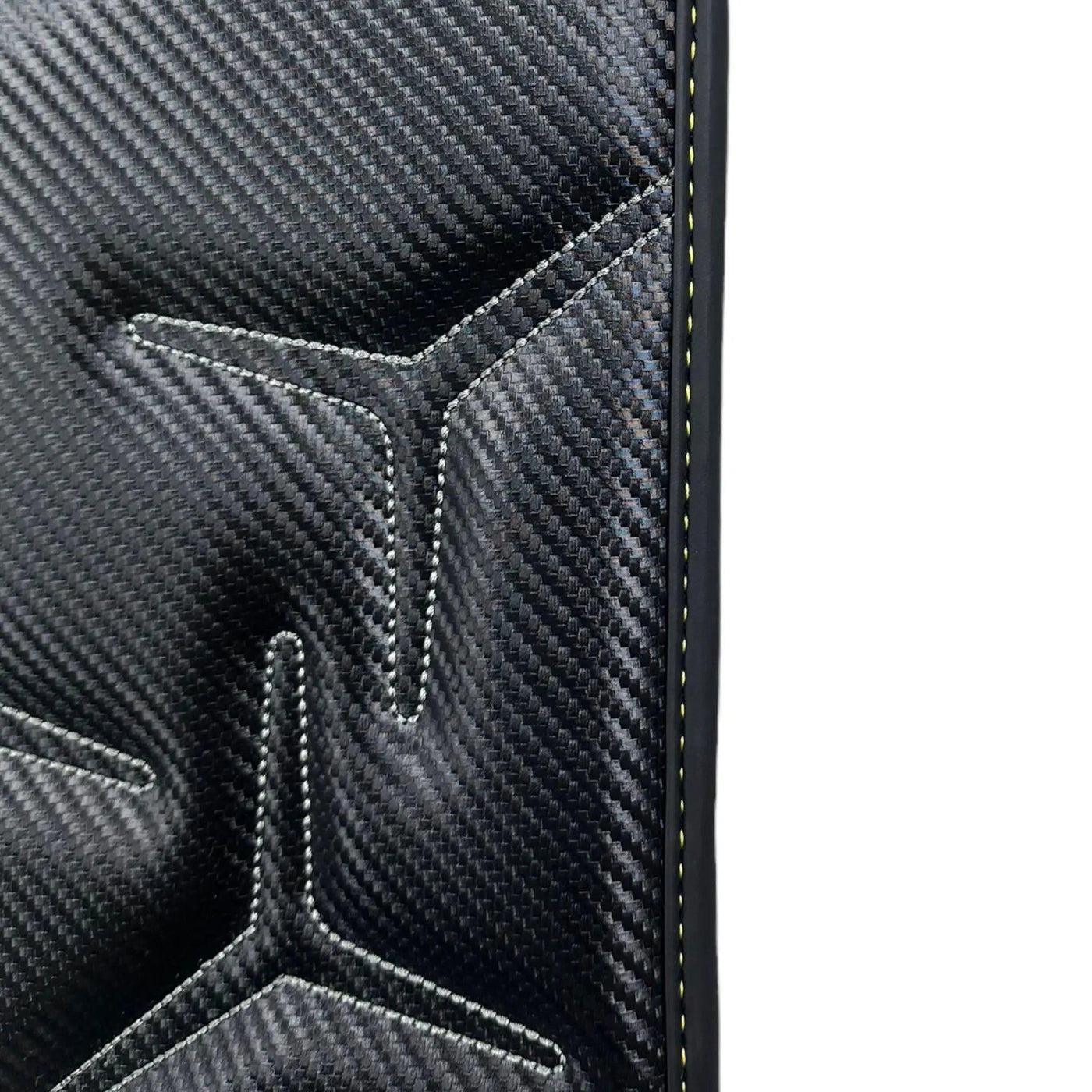 Carbon Leather Floor Mats for Lamborghini Aventador SVJ 63 Edition - AutoWin