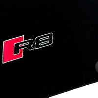 Black Floor Mats for Audi R8 (2015-2024) with Black Trim - AutoWin