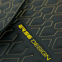 Black Leather Floor Mats for Rolls-Royce Wraith (2013–2023) ER56 Design - AutoWin