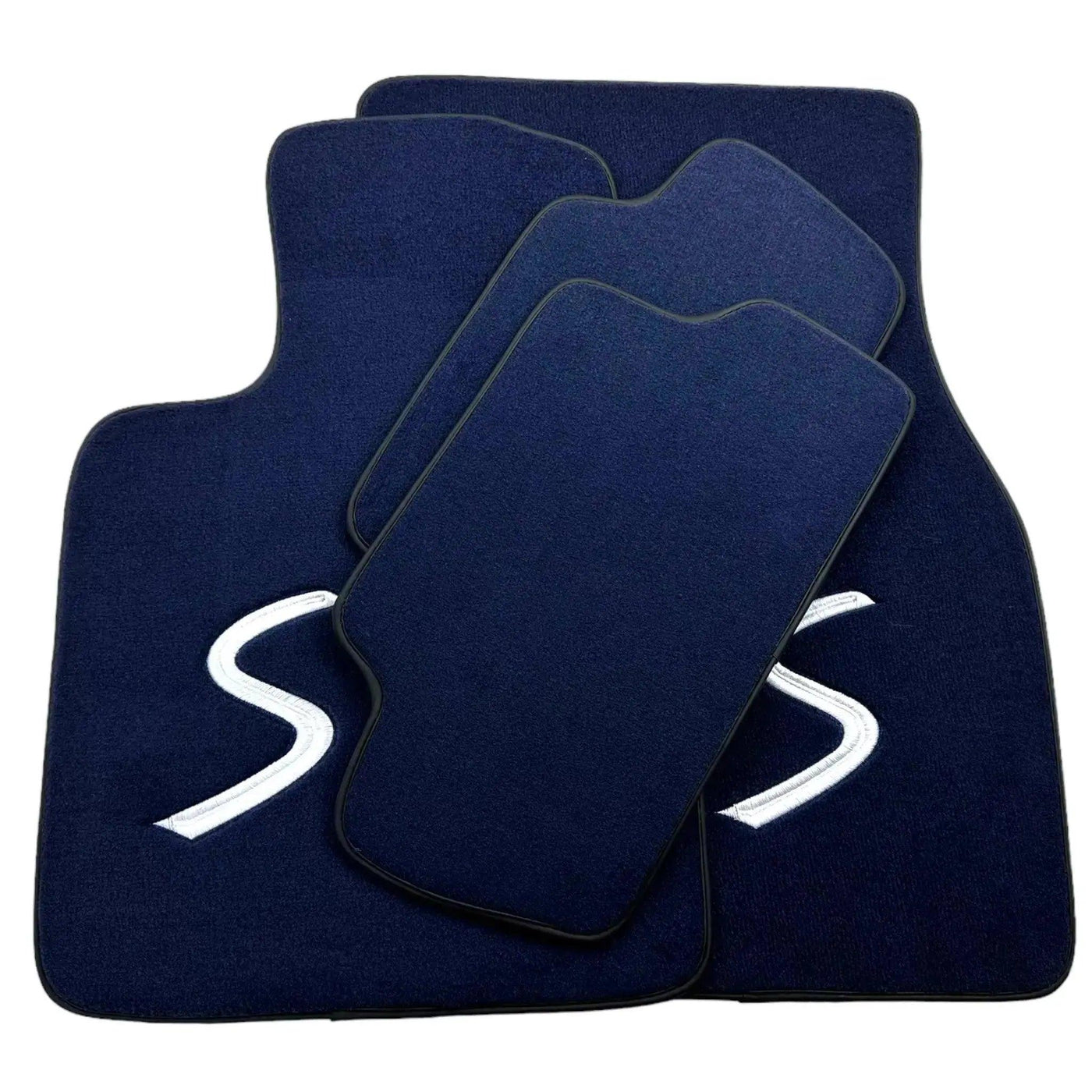 Dark Blue Floor Mats for Mini Clubman R55 (2007-2015) - AutoWin