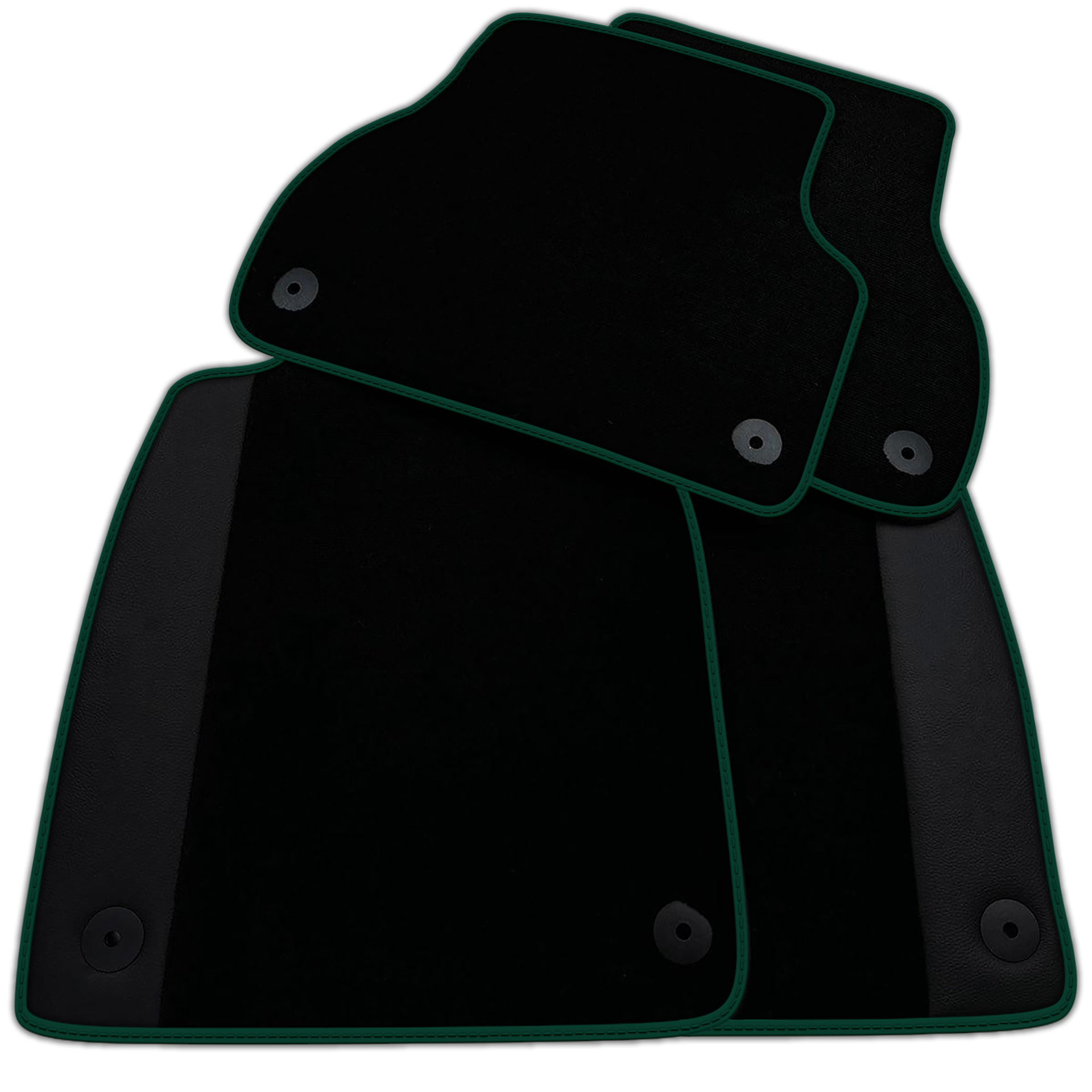 Customizable Black Floor Mats for Audi A5 - F57 Convertible (2020-2023)