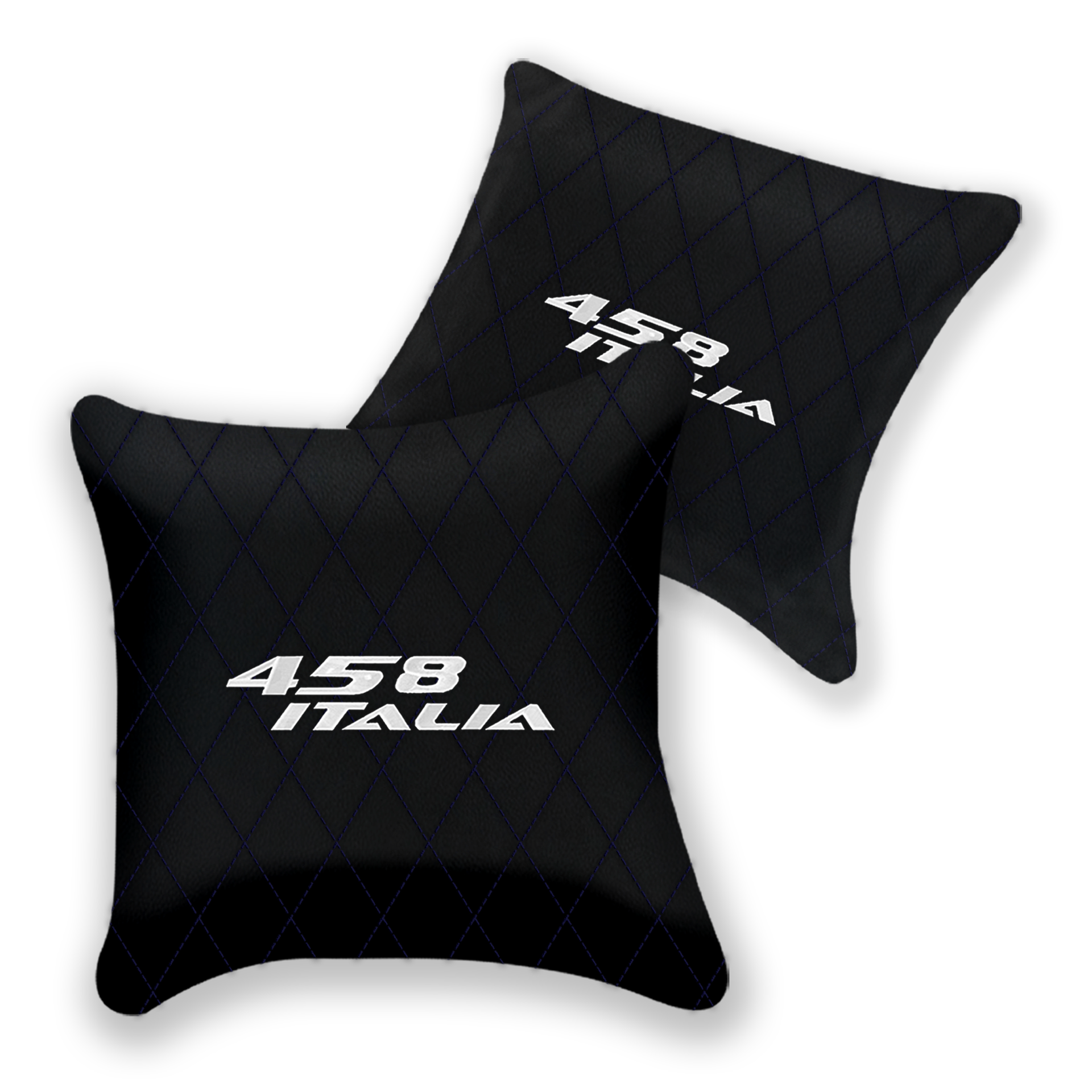 Custom Black Leather Pillows for Ferrari 458 Spider (2012-2015)