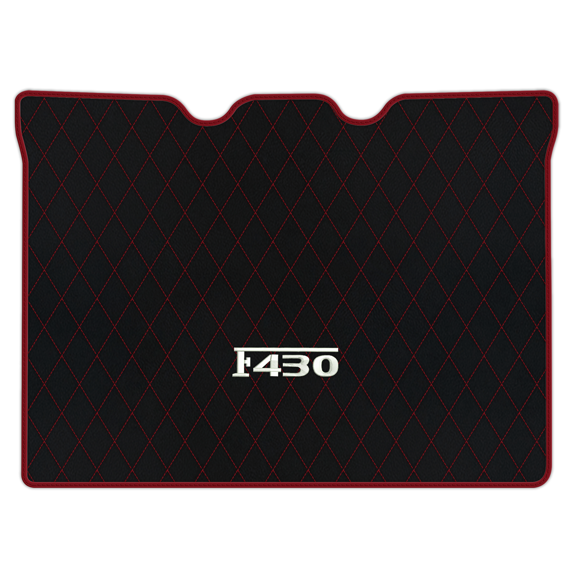 Luxury Black Leather Floor Mats for Ferrari F355 (1994-1999)