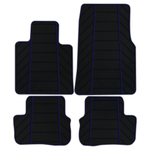 Luxury Black Leather Floor Mats for Rolls Royce Dawn 2016-2023