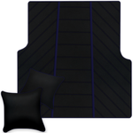 Luxury Black Leather Floor Mats for Rolls Royce Dawn 2016-2023