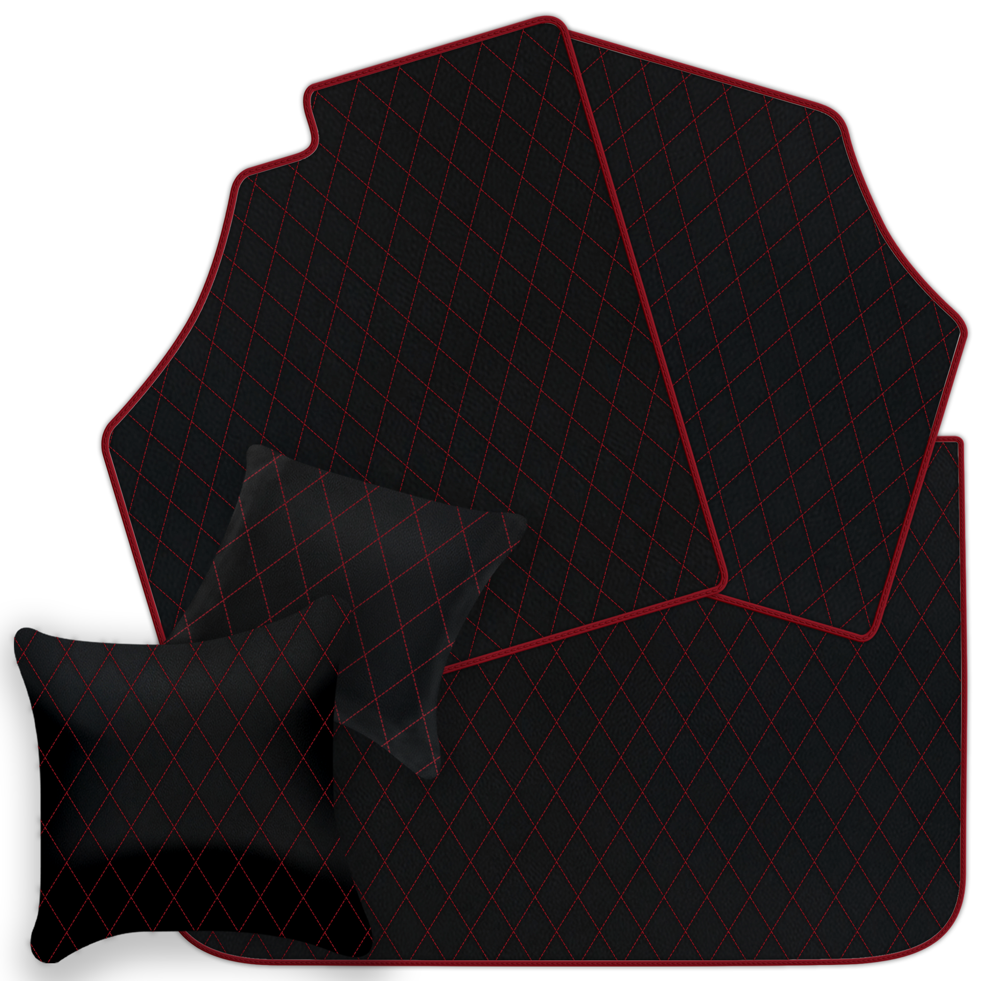 Customizable Leather Floor Mats A1 Edition for Ferrari Enzo (2002-2004) - AutoWin