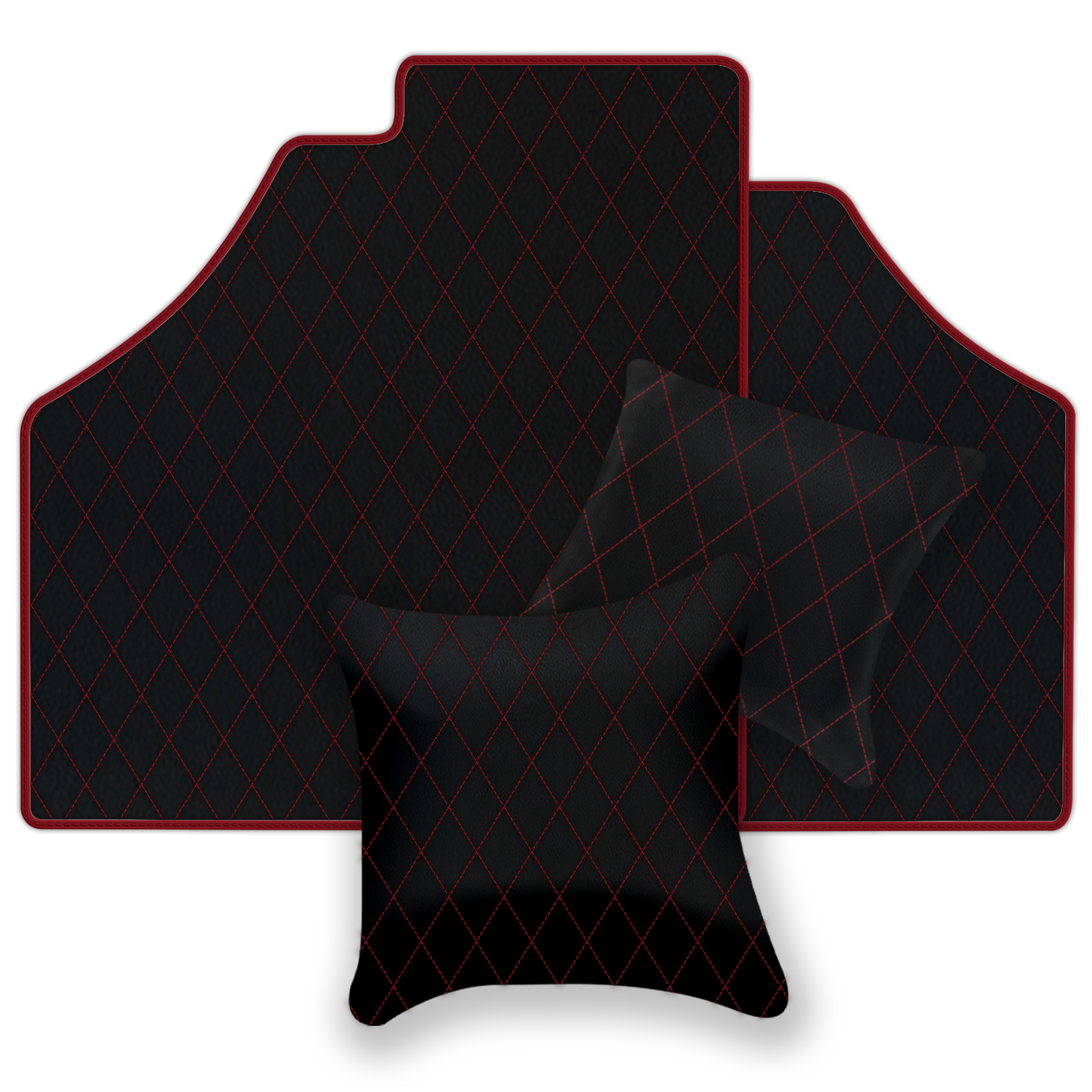 Customizable Leather Floor Mats A1 Edition for Ferrari Enzo (2002-2004) - AutoWin