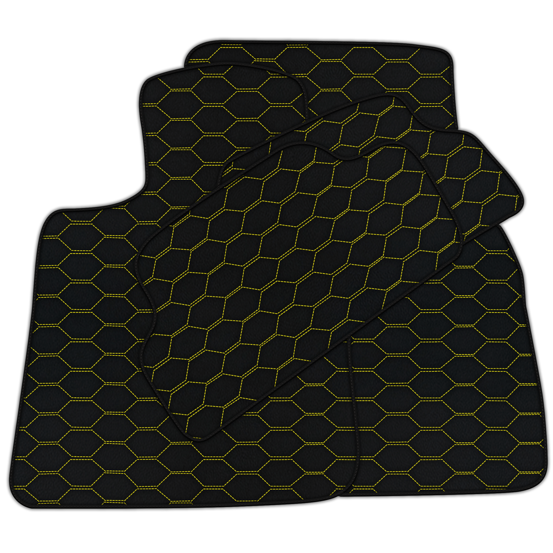 Premium Custom Leather Floor Mats for Mini Cooper F55 2015-2023