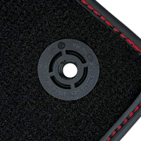 Black Floor Mats for Audi R8 (2015-2024) with Black Trim