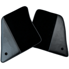 Black Floor Mats for Ferrari 296 GTS (2022-2024) with Carbon Fiber - AutoWin