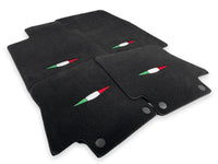 Floor Mats For Maserati GranCabrio MC (2013-2019) Black IT Edition - AutoWin