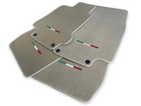 Floor Mats For Maserati GranTurismo Sport (2012-2019) Beige IT Edition - AutoWin