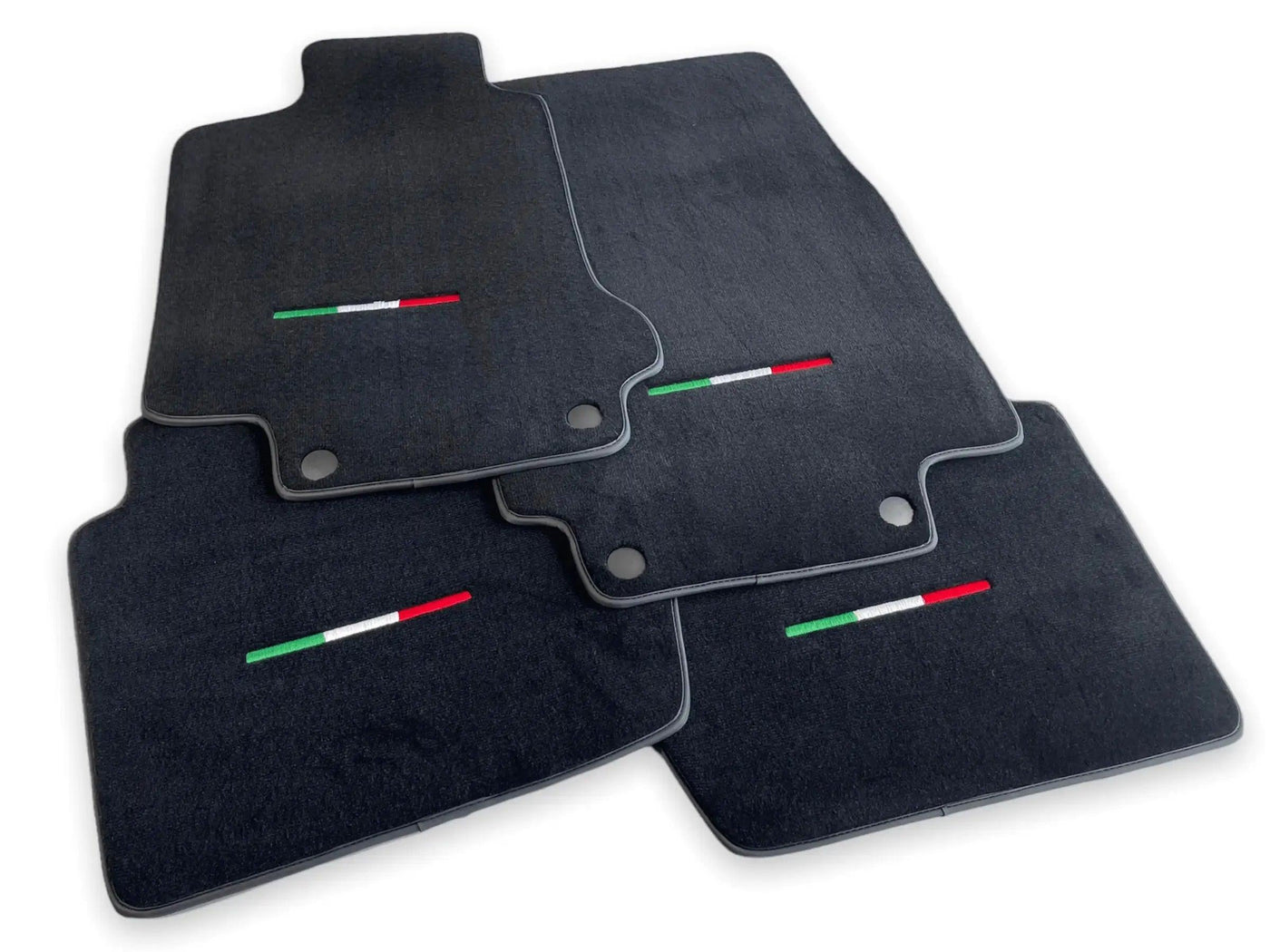 Floor Mats For Maserati GranTurismo Sport (2012-2019) Black IT Edition - AutoWin