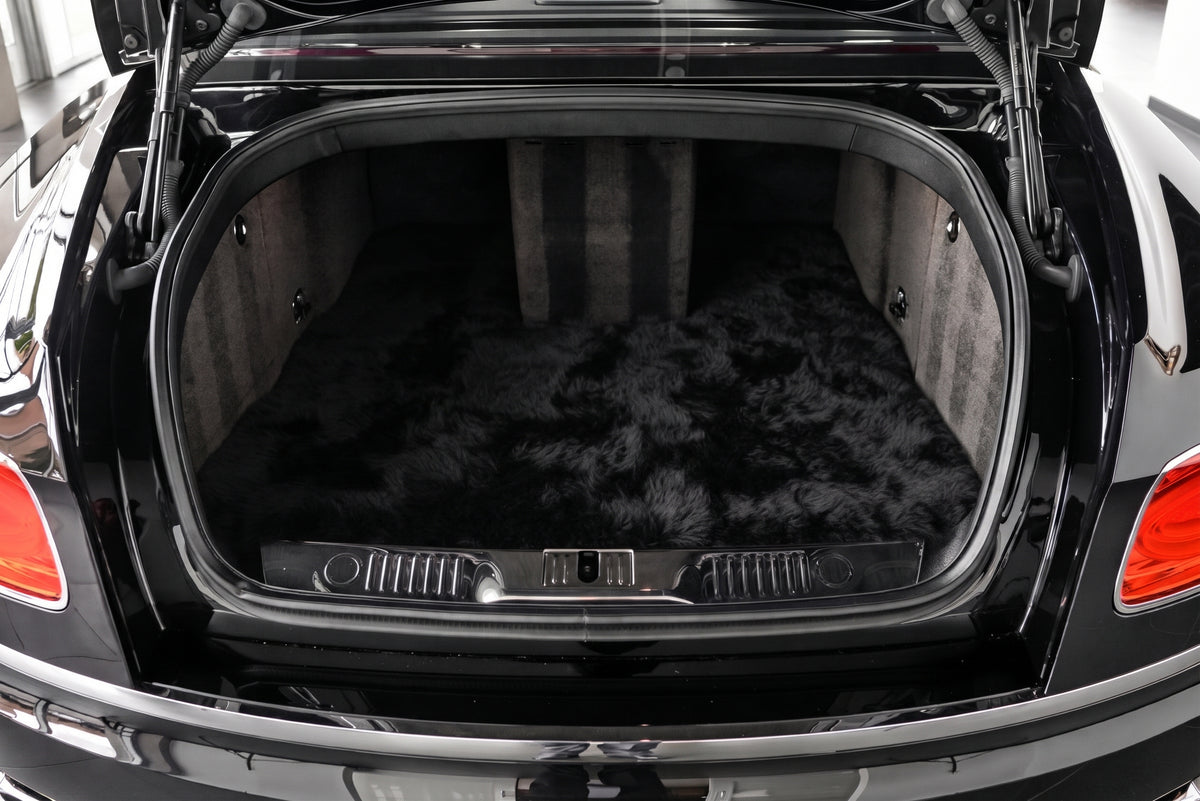 Tapis de sol en cuir personnalisables avec motif hexagonal pour Bentley Flying Spur (2013-2019)