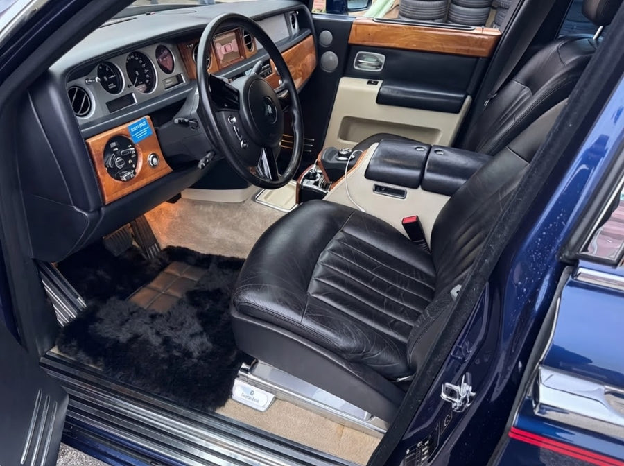 Genuine Sheepskin Floor Mats Rolls Royce Phantom 2003–2016 Er56 Design Brand