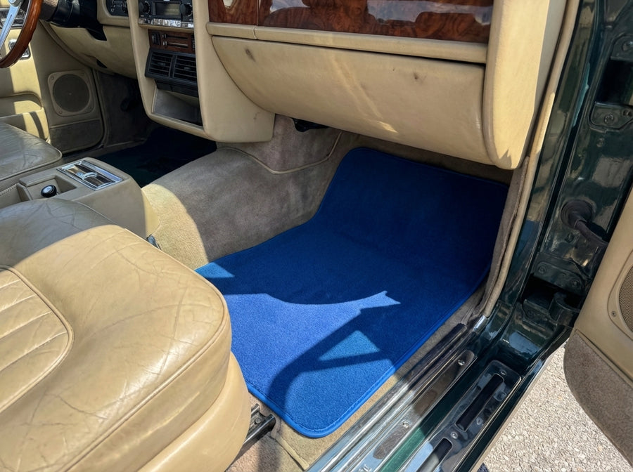 Tapis de voiture pour Rolls Royce Wraith 2013-2023 Bleus