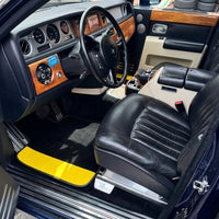 Tapis de voiture sur mesure pour Rolls Royce Phantom Sedan (2003-2016) en cuir jaune
