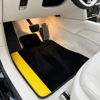 Custom Floor Mats for Rolls Royce Spectre (2023-2024) with Yellow Leather