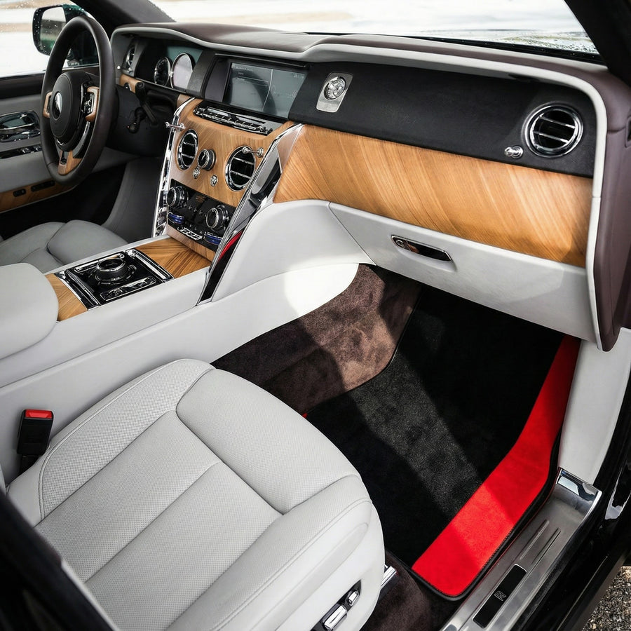 Tappetini per auto neri su misura per Rolls Royce Cullinan