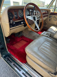 Red Sheepskin Floor Mats For Rolls Royce Wraith 2013–2023 Er56 Design