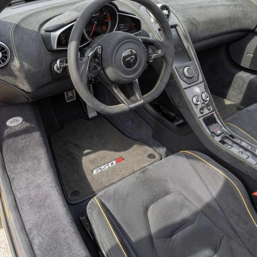 Gray Floor Mats For McLaren 650S Tailored