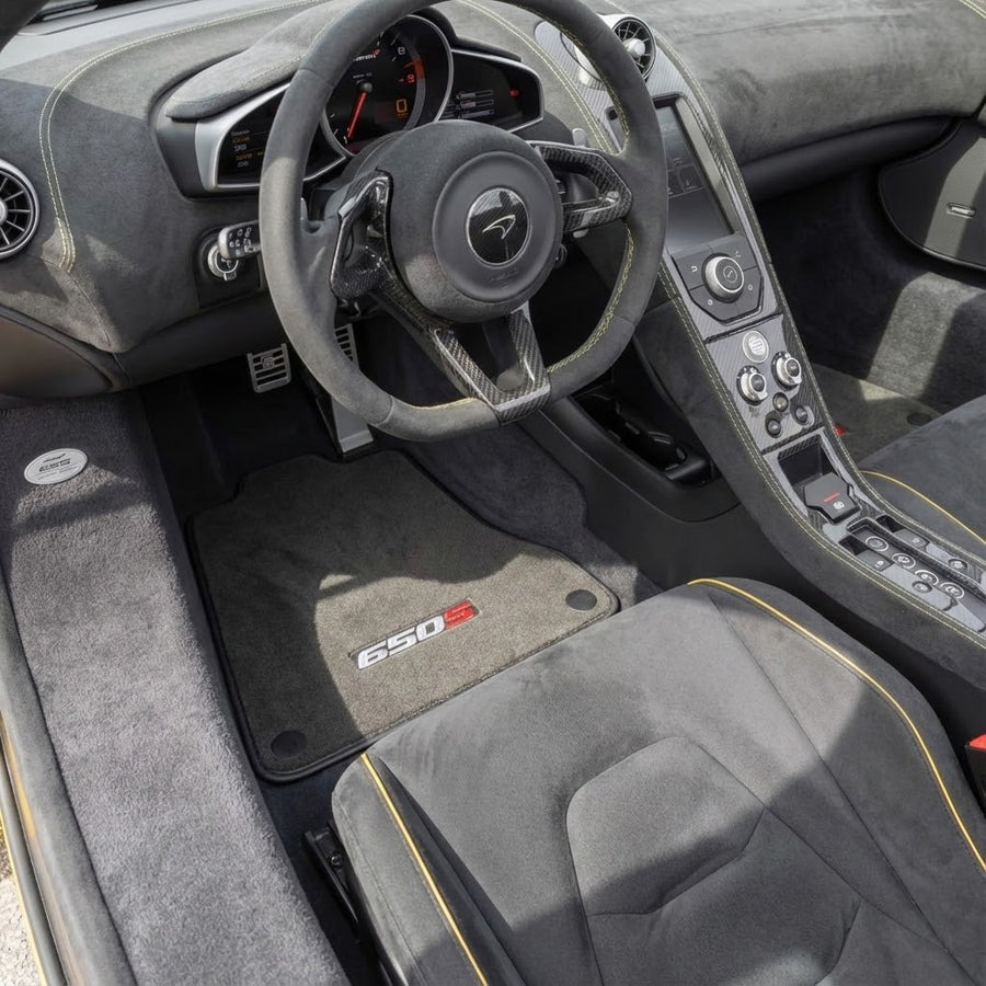 Tapis de voiture gris pour McLaren 650S Sur mesure