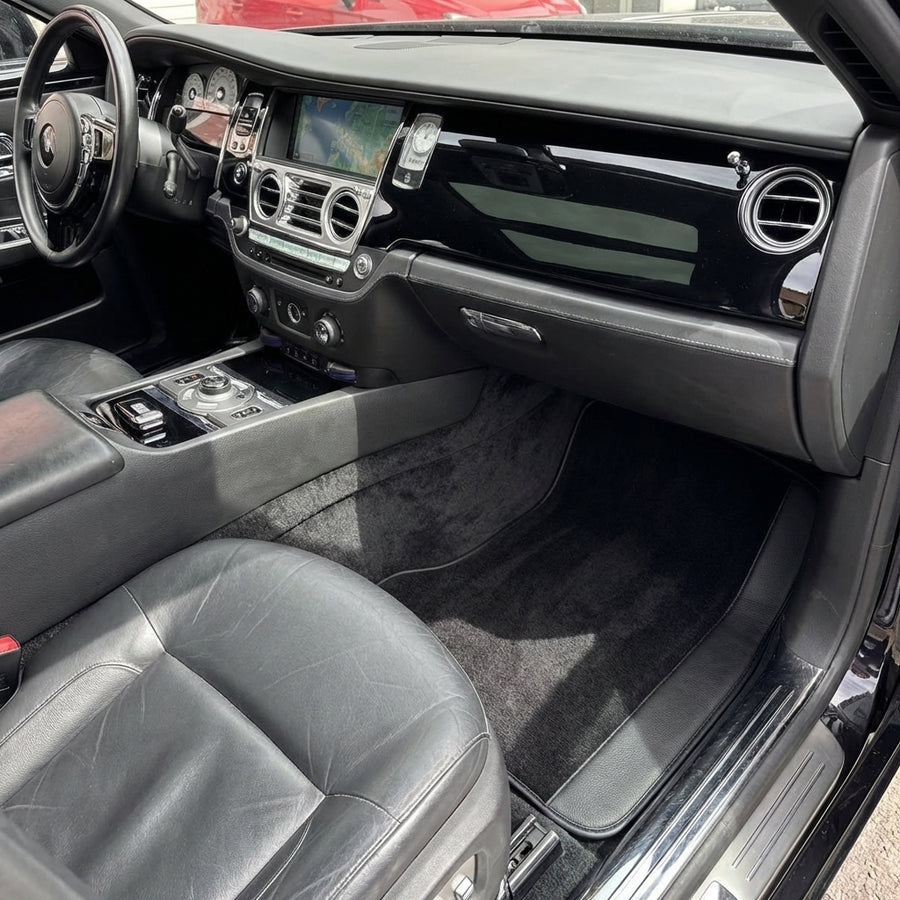 Tapis de voiture Sur mesure noirs pour Rolls Royce Ghost