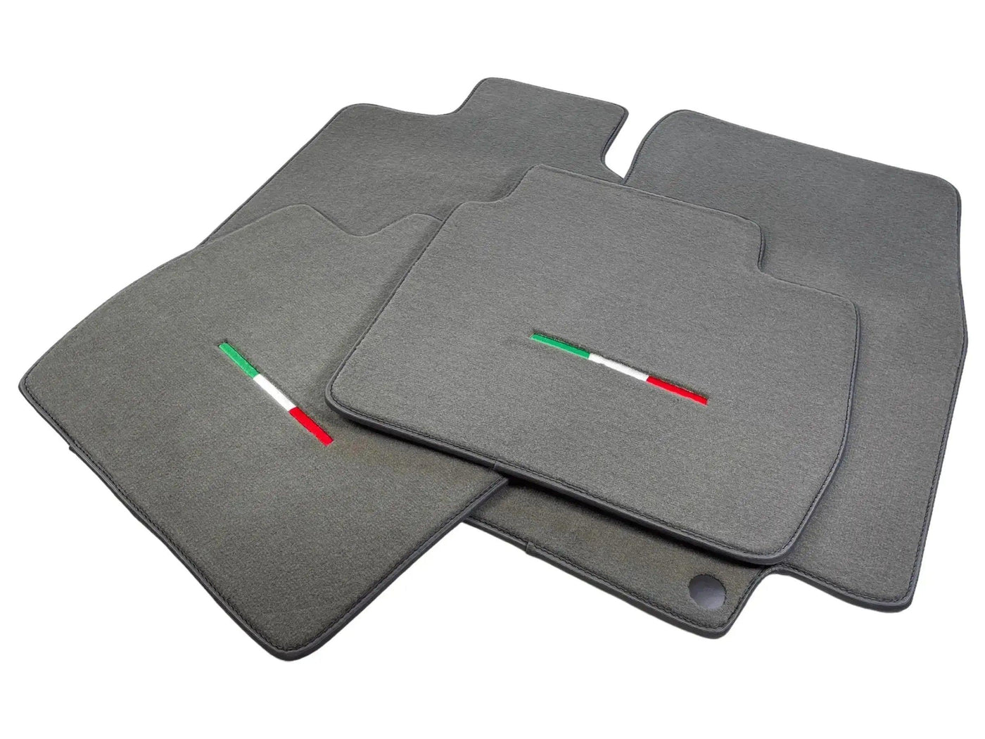 Gray Floor Mats For Maserati GranTurismo Sport (2012-2019) IT Edition - AutoWin