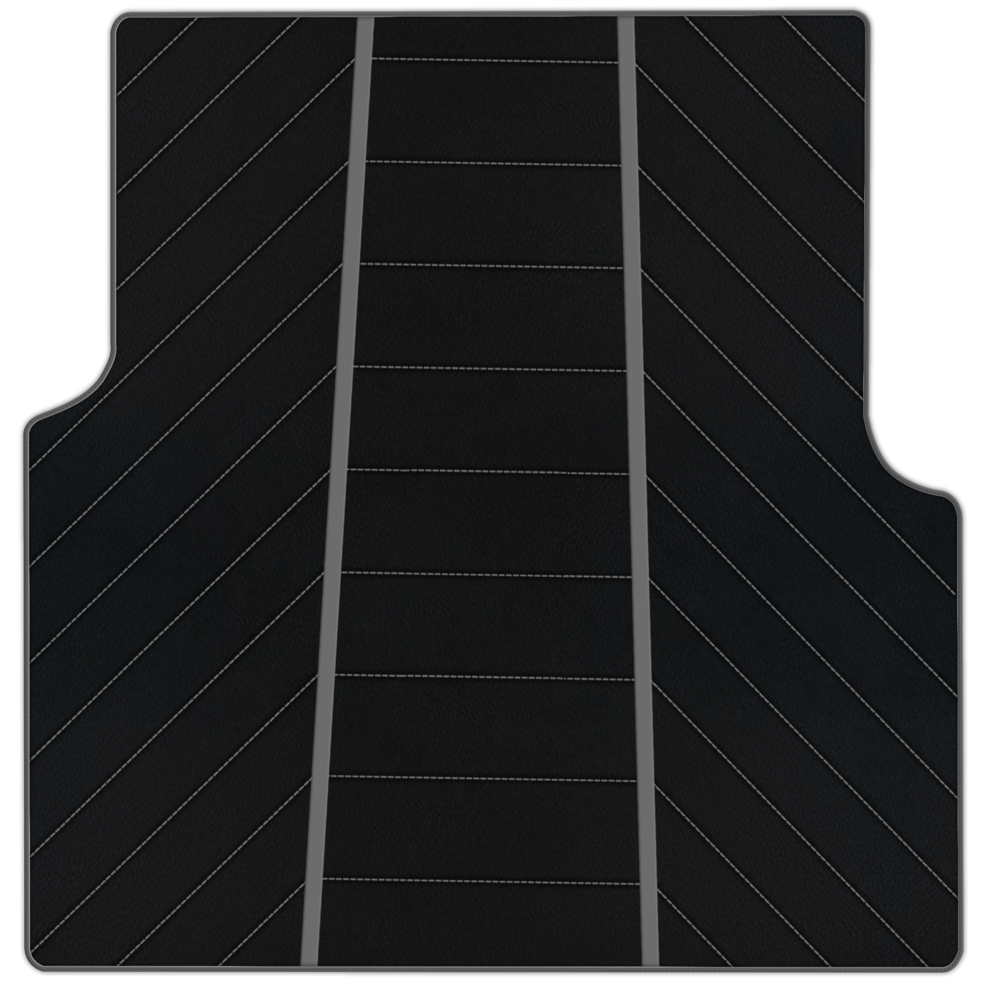 Luxury Black Leather Floor Mats for Rolls Royce Dawn 2016-2023