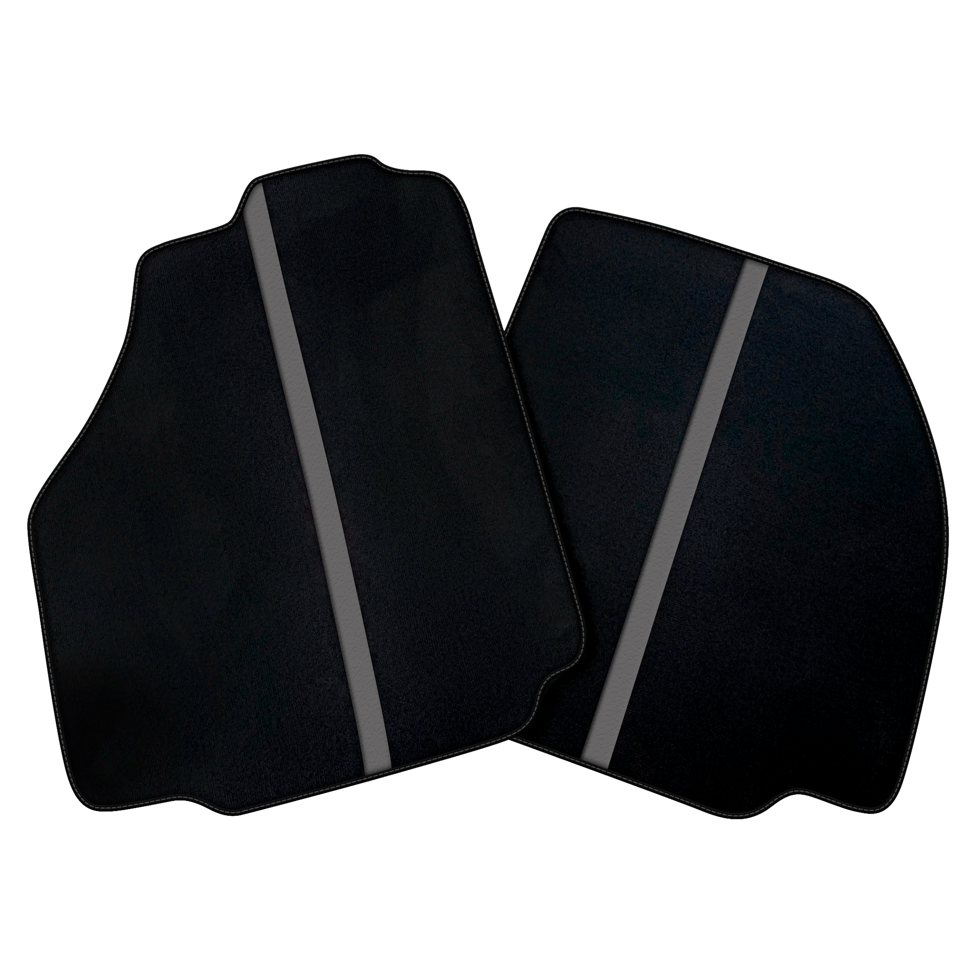 Black Car Floor Mats with Leather Line for Ferrari 458 Speciale (2012-2015) | Various Colors