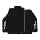 Premium Black Leather Floor Mats for Ferrari 296 GTS (2022-2025)