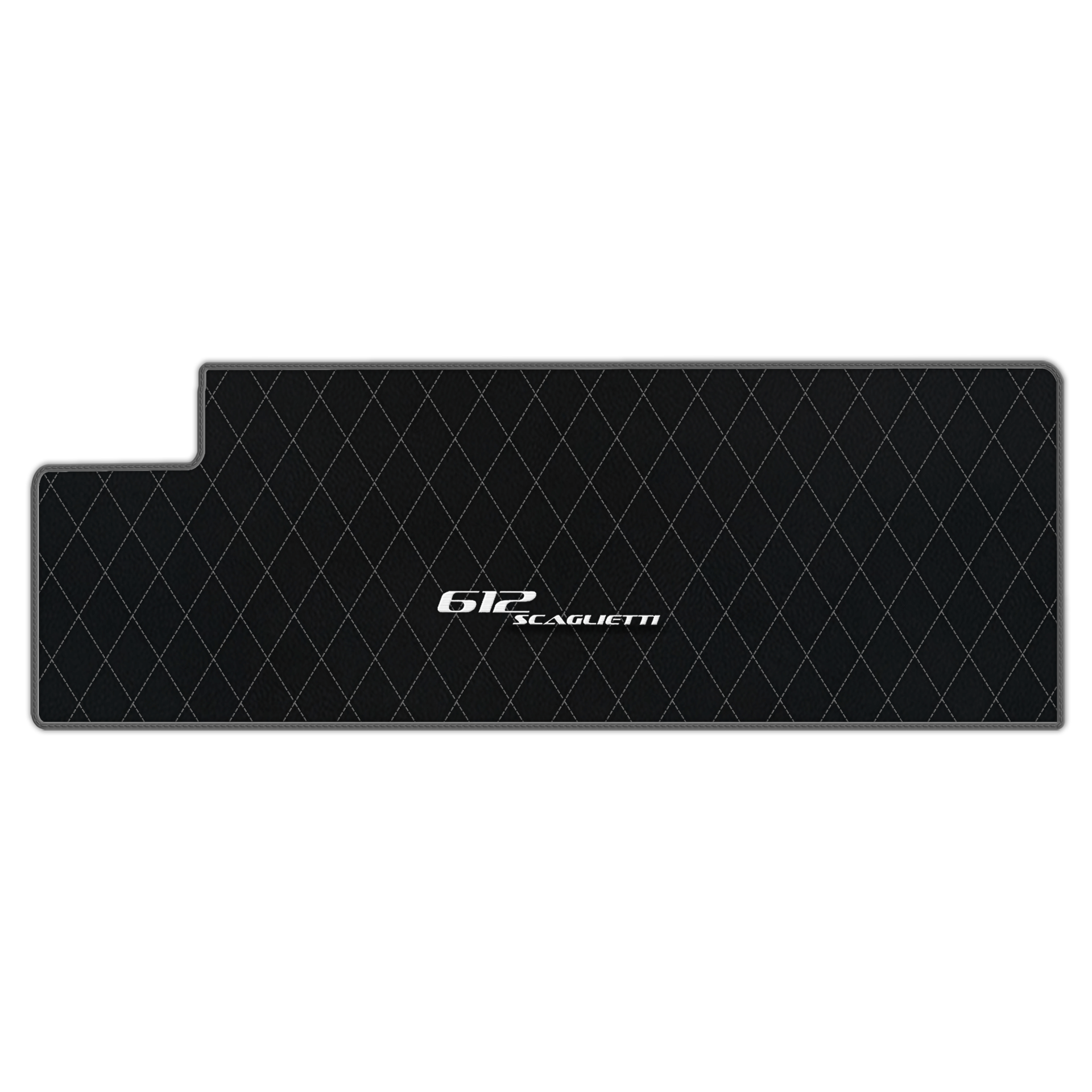 Luxury Black Leather Floor Mats for Ferrari 612 Scaglietti (2005-2011)