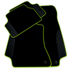 Customizable Black Floor Mats For Mercedes Benz EQC-Class N293 (2019-2023)