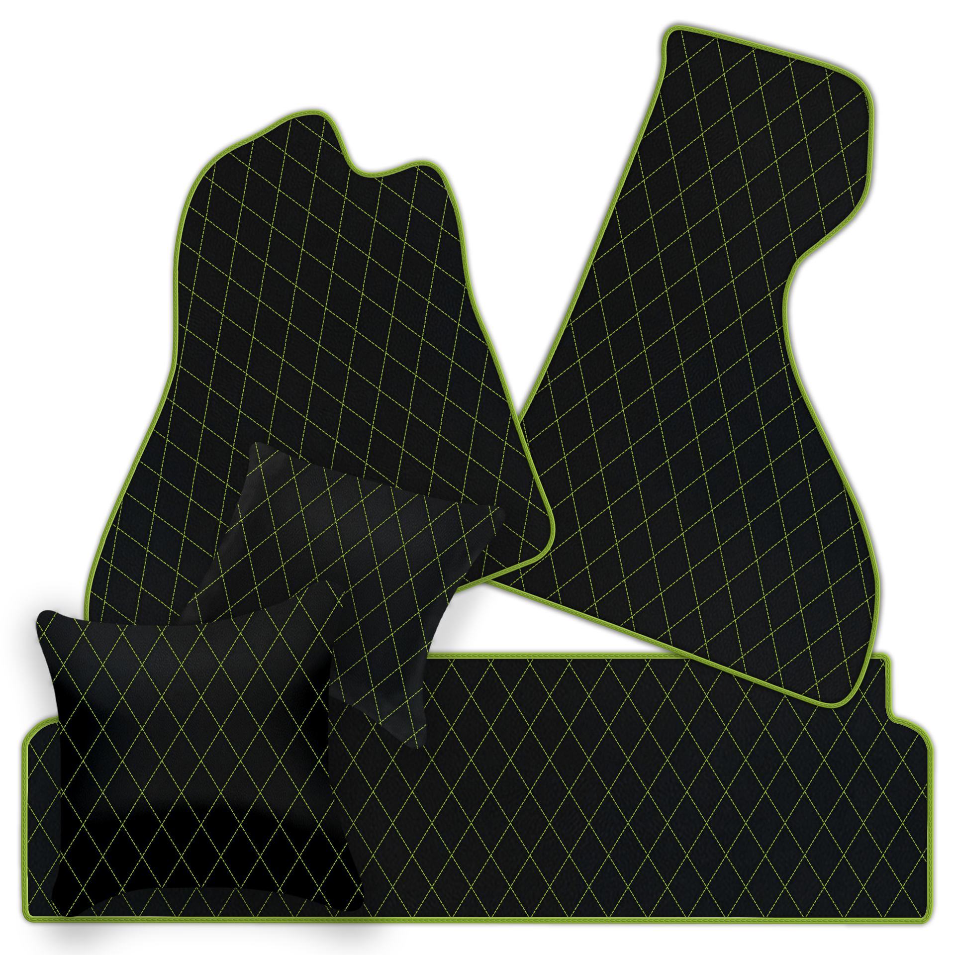 Floor Mats For Ferrari Mondial Convertible 1983-1993 Autowin Brand Italian Edition - AutoWin