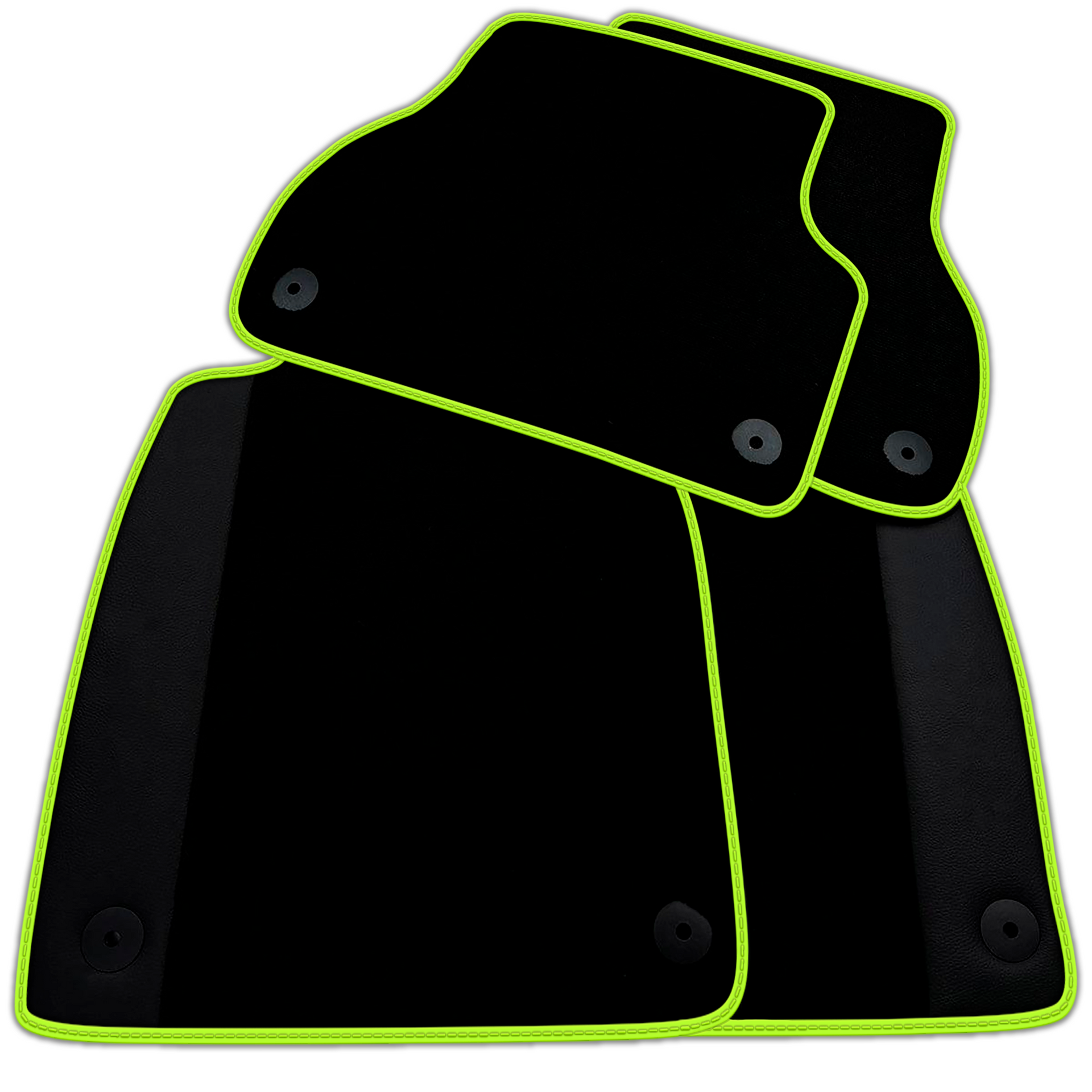Customizable Black Floor Mats for Audi A5 - F57 Convertible (2020-2023)