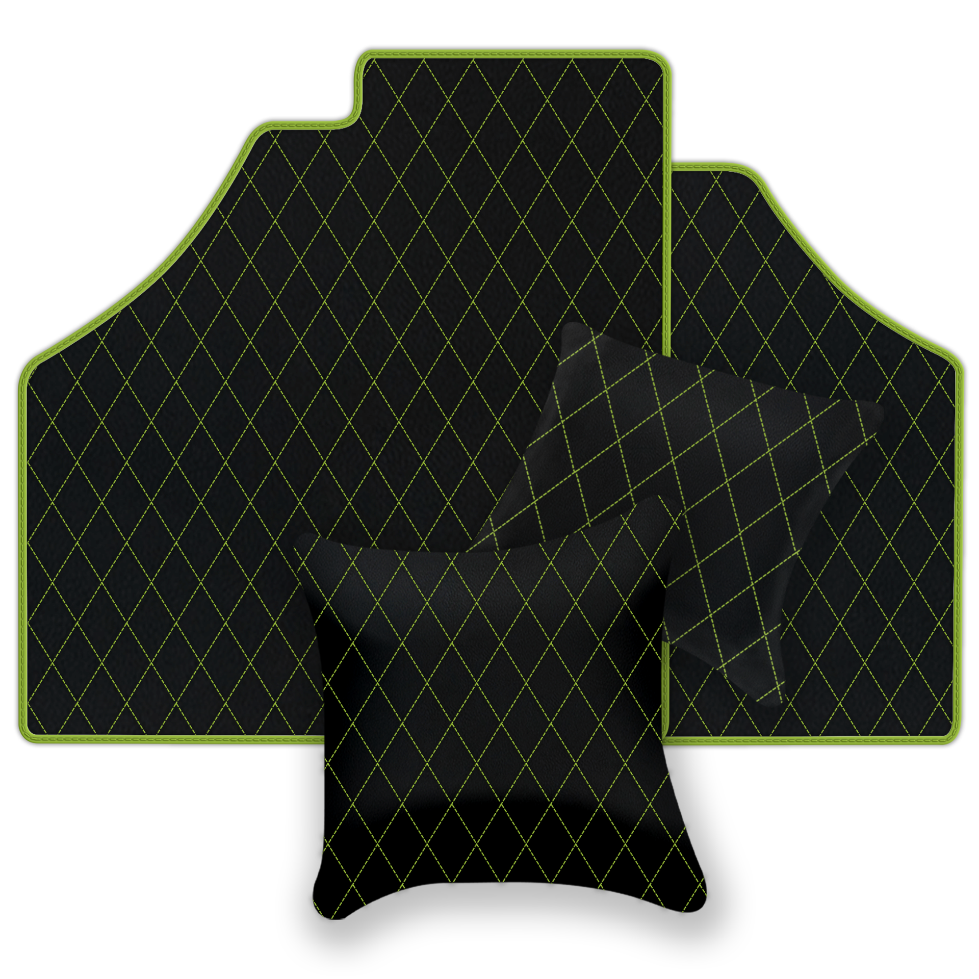 Customizable Leather Floor Mats A1 Edition for Ferrari Enzo (2002-2004) - AutoWin