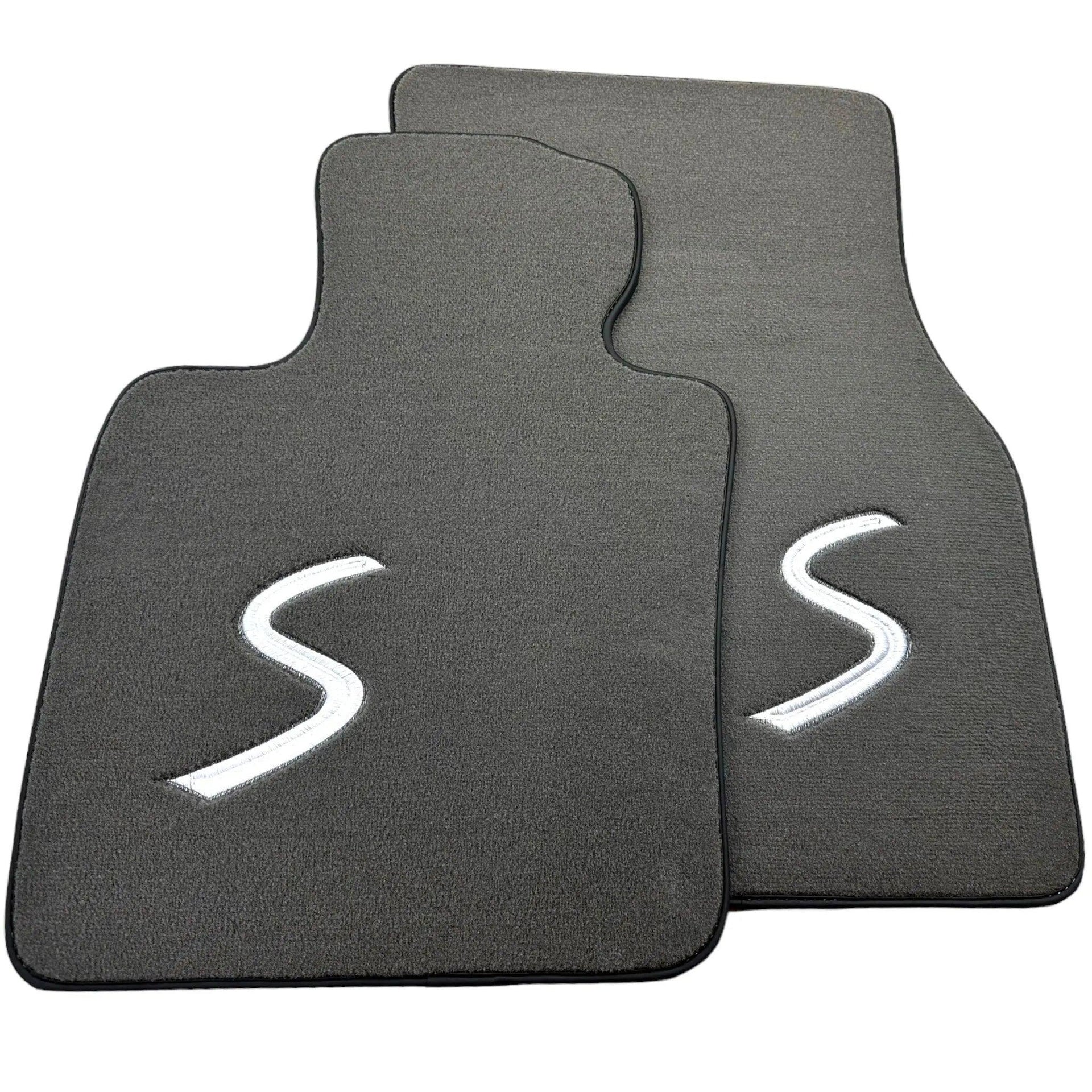 Grey Floor Mats for Mini Cabrio R56 Convertible (2009-2016) - AutoWin