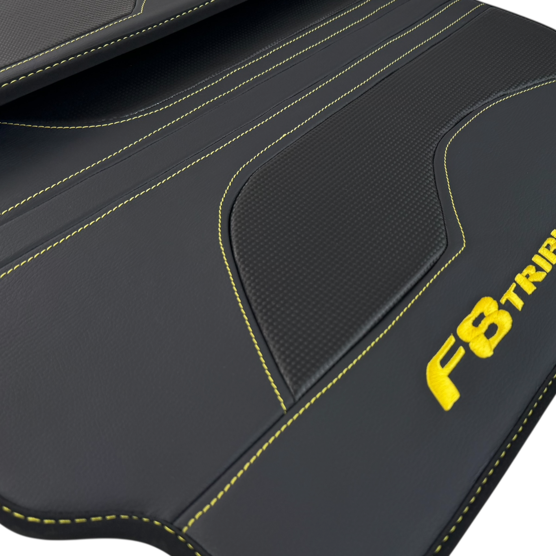 Custom Luxury Leather Floor Mats for Ferrari F8 Spider (2019-2023)