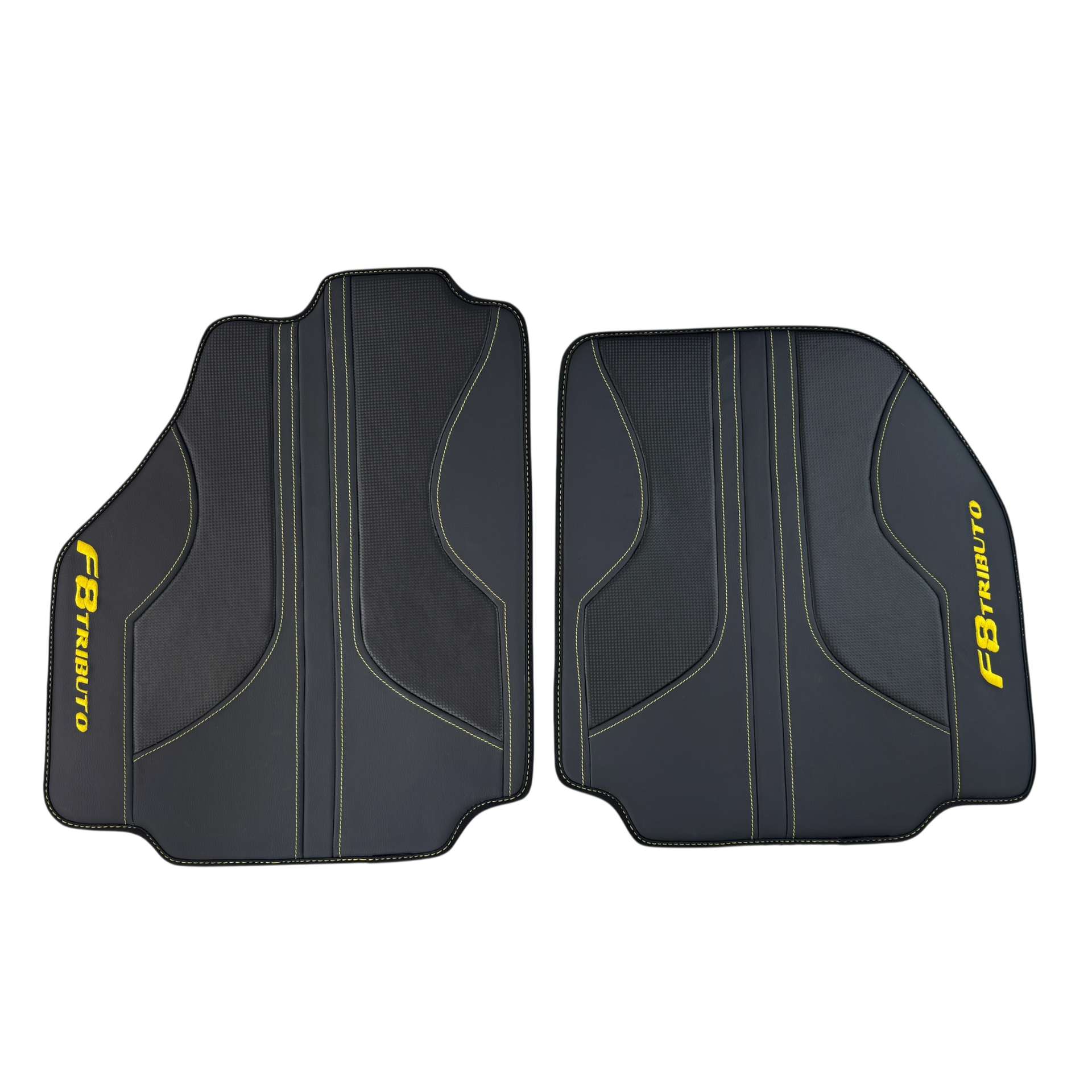 Custom Luxury Leather Floor Mats for Ferrari F8 Spider (2019-2023)