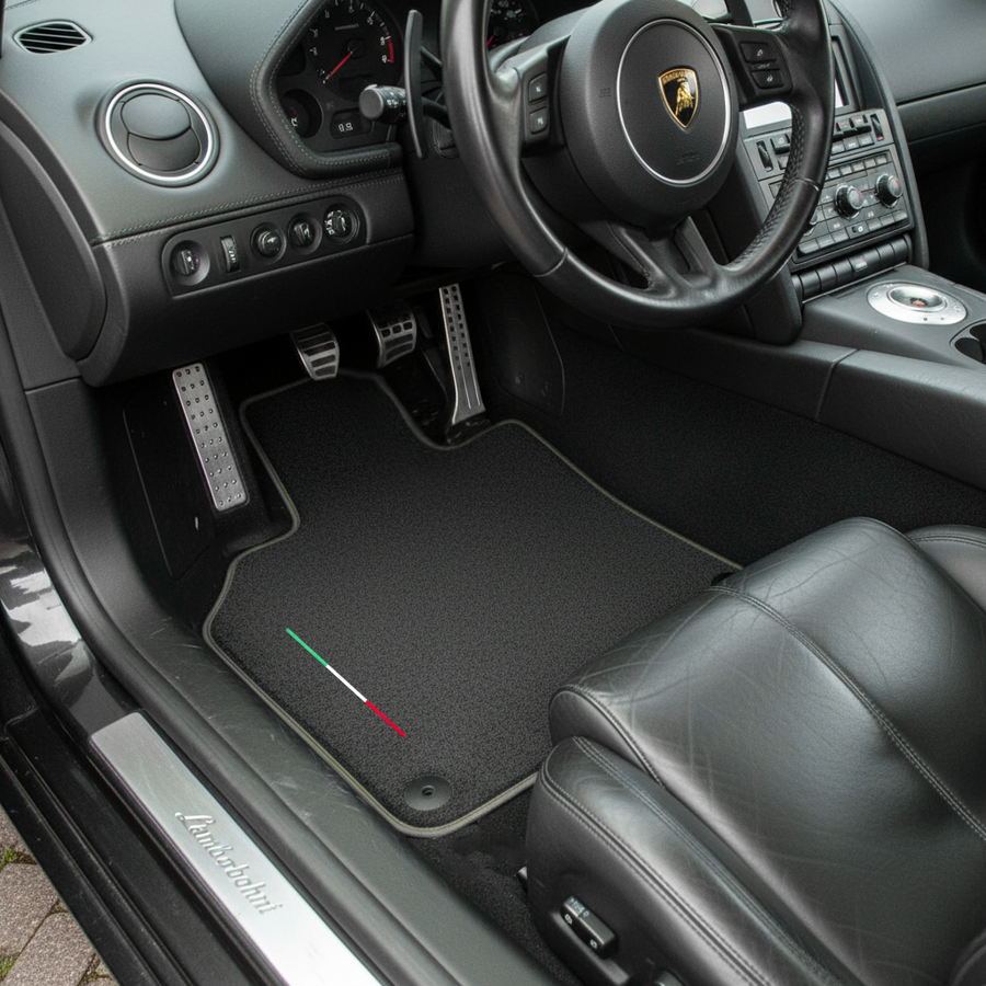 Tapis de voiture Sur mesure pour Lamborghini Gallardo Cuir