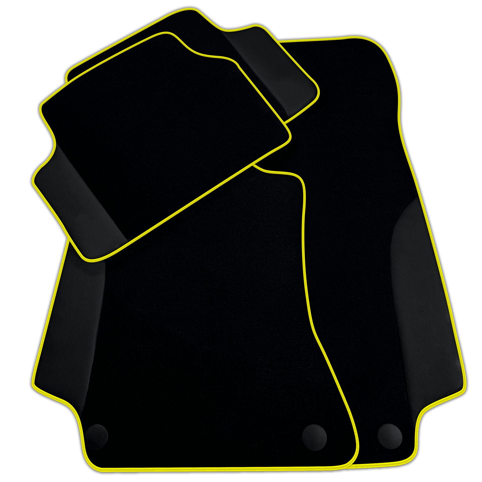 Customizable Black Floor Mats For Mercedes Benz C-Class A205 Convertible (2016-2018)