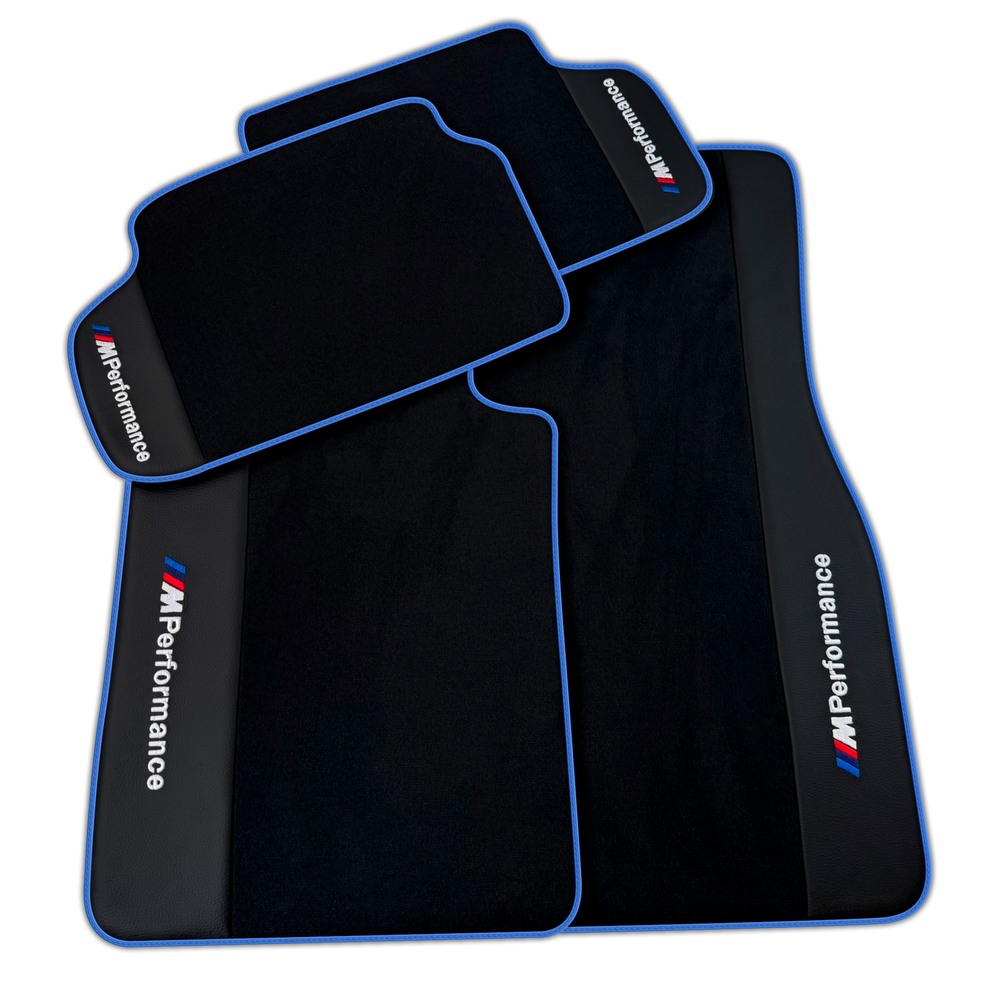 BMW 5 Series G30 Black Mats with Premium Leather & M Performance