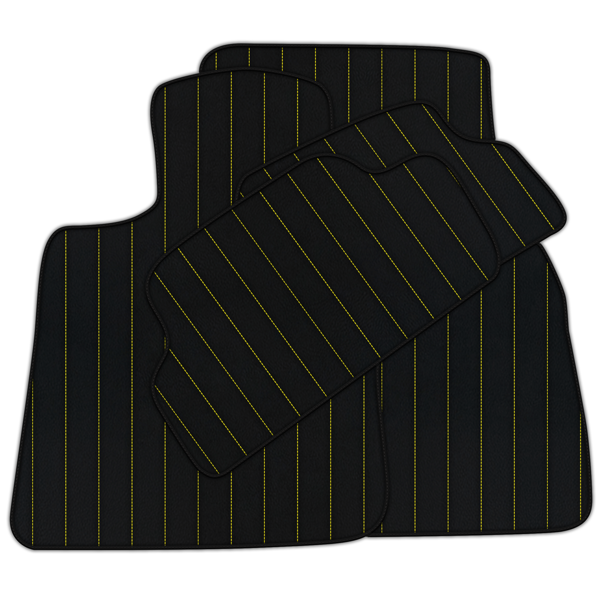 Customizable Leather Floor Mats for Mini Cooper F55 (2015-2023)