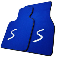 Blue Floor Mats for Mini Cooper / One F55 5-Doors (2015-2023) - AutoWin