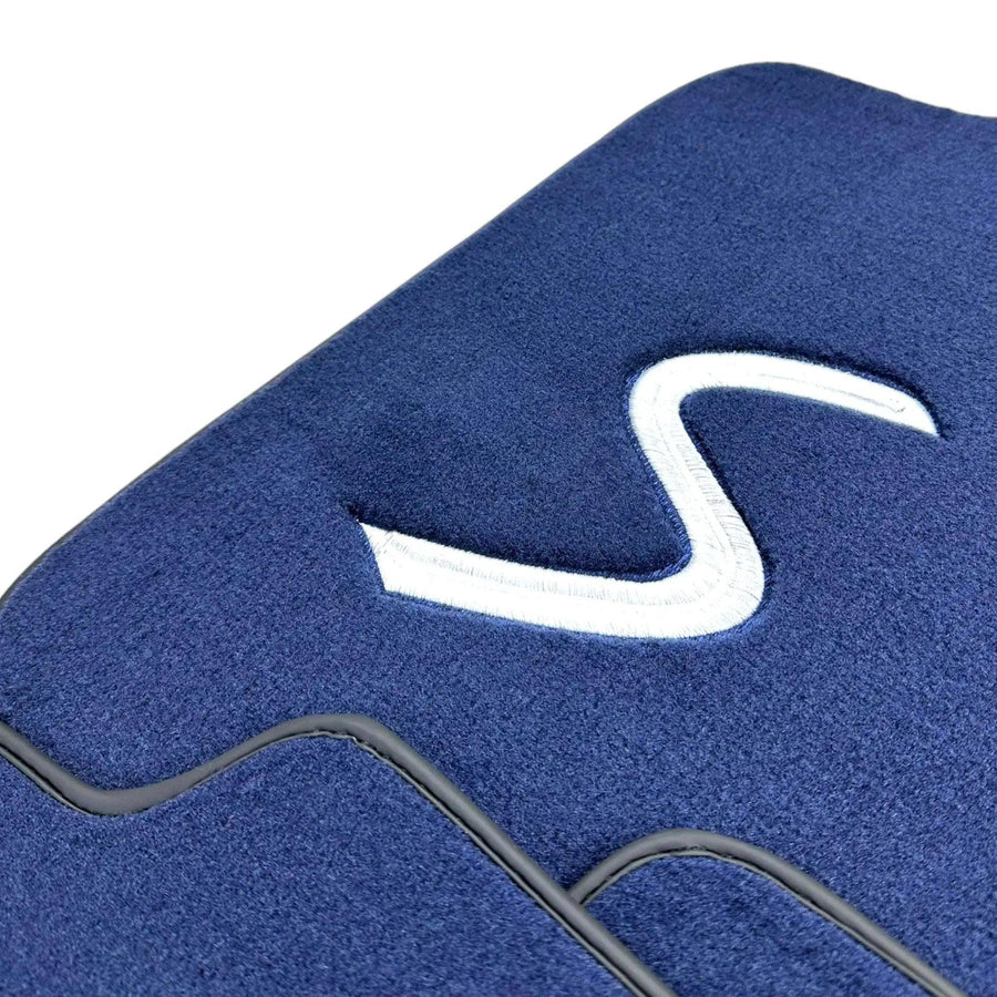Dark Blue Floor Mats for Mini Cooper / One R56 (2007-2014) - AutoWin