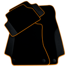 Customizable Black Floor Mats For Mercedes Benz A-Class W169 (2004-2012)