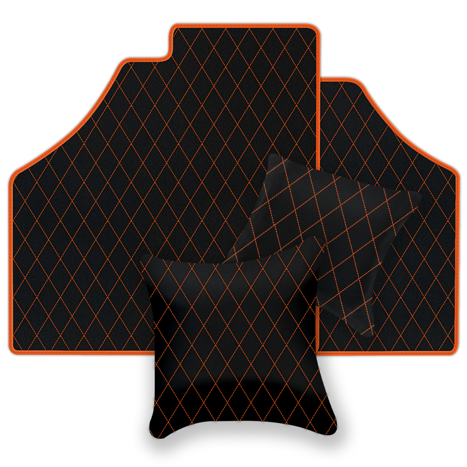 Customizable Leather Floor Mats A1 Edition for Ferrari Enzo (2002-2004) - AutoWin