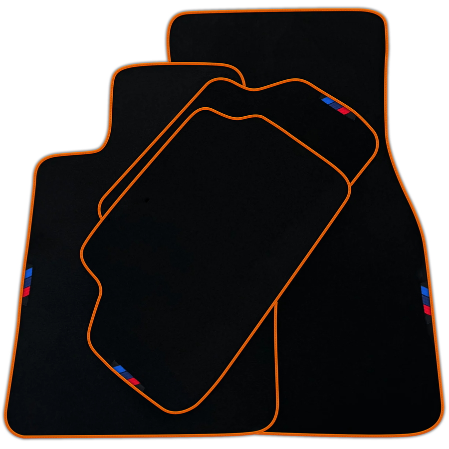 Black Mats For BMW G61 (2023-2026) Touring | Blue Trim | Various Trim Colors